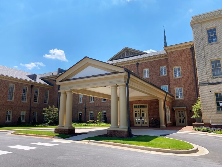 Hayes Barton Baptist Church Updated Entrance in Raleigh, NC