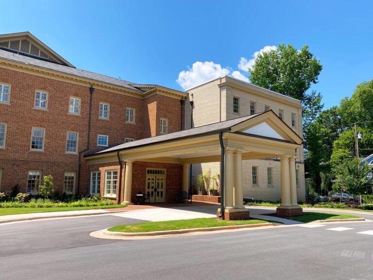 Hayes Barton Baptist Church Updated Entrance in Raleigh, NC